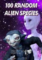 100 Random Alien Species