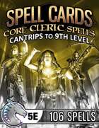 Spell Cards (5E) - Core Cleric Set