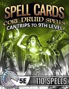 Spell Cards (5E) - Core Druid Set