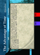 Advantage Of Time - Custom Card