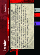 Paradox - Custom Card