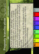 Property Translocation - Custom Card