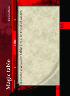 Magic Table - Custom Card