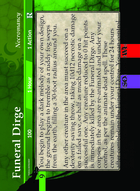 Funeral Dirge - Custom Card