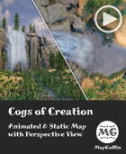Concealed Cascade - Animated & Static Map with Perspective Views