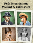 Pulp Investigators: Portrait and Token Pack