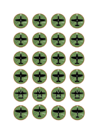 Simple Aircraft Counters Pack 1 - Daylight Fighters Over Germany