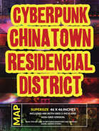 Cyberpunk Chinatown Residential District - 46x46