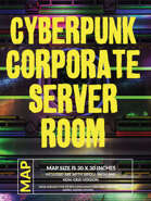 Cyberpunk Corporate Server Room - 2 Variations