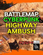Cyberpunk High Ambush Battlemap