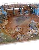 Destroyed Bridge scene