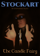 Candle Fey Fantasy StockArt