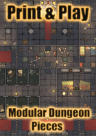 Modular Dungeon Rooms | Print, Cut, Play!