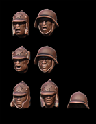 Winter War Soviet Heads Set