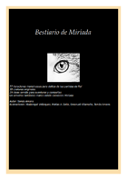 Bestiario de Miríada