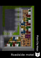 Roadside motel modern battlemap