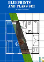 Blueprint and plan asset pack