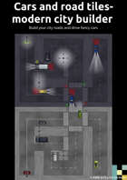 Cars and road tiles- modern city builder