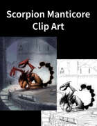 Scorpion Manticore Clip Art