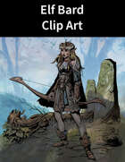 Elf Bard Clip Art