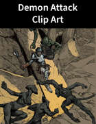 Demon Attack Clip Art
