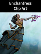 Spellcaster Enchantress Clip Art