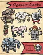 Ogres n Giants - 36 Tokens