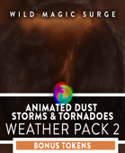 Animated VTT Tornadoes and Dust Storms - Token and Weather Pack 2