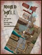 Mead Hall Battle Map Full Four-Map Set with Roof Maps
