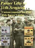 Custom Panzer Leader counters for Panzer Lehr & 11th Armoured
