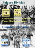 Custom PanzerBlitz/Panzer Leader counters for Finnish 5th Division & Italian Folgore Division