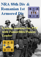 Custom PanzerBlitz/Panzer Leader counters for Chinese 88th Div & Romanian 1st Armored Div