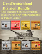 Custom PanzerBlitz/Panzer Leader counters GrosDeutschland Bundle