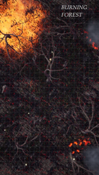Burning Forest, Animated & Static