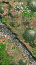 Creek Crossing, Day & Night
