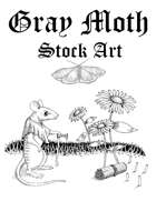 Mouse Lumberjack - RPG Stock Art