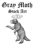 Giant Ground Sloth - RPG Stock Art
