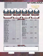Starcana Fillable Character Sheet