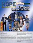 Hope Prep School Freshman Character Pack - Genesys Edition