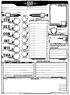 Olde Swords Reign Character Sheet