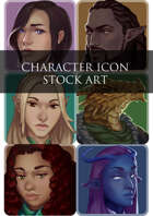 6 Assorted Character Icons