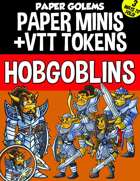 Paper Golems Paper Minis & VTT: Hobgoblins