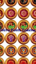 Hero Point Tokens