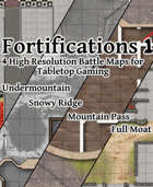 Battlemaps - Fortifications 1 (B/W)