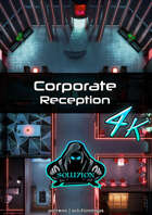 Corporate Reception 4k - Cyberpunk Animated Battle Map