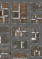 City Streets - Winter Variant - 50x50 Map