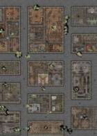 City Streets - Ruined Variant - 50x50 Map