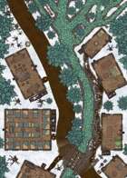 Woodland Village - 50x25 Map - Winter Variant