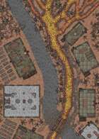 Woodland Village - 50x25 Map - Cursed Village Variant