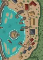 Crescent Bay - Pirate Variant - 100x75 Map